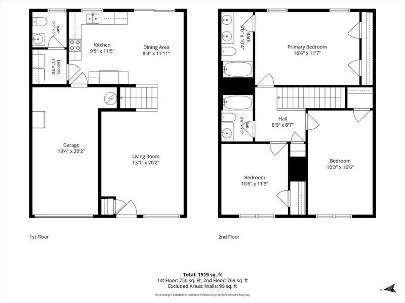 2D floor plan layout of this home in , Arden, NC (Image 3).