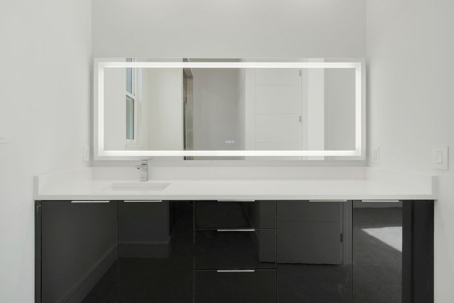 Representative furnished interior of a home built from the Courtyard 50 3BR by ABD Development in Hampton Green at Providence, Davenport (Image 40).