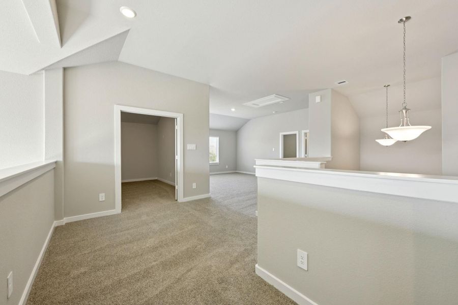 Photo is not of the actual home, but is an inspirational photo of builder’s model home and may depict options, furnishings, and/or decorator features that are not included