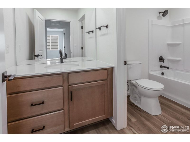 Furnished interior view inside a new home in Granary Trailblazer Collection - Single Family Homes, Johnstown (Image 8).