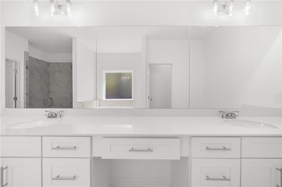 Furnished interior view inside a new home in , Cumming (Image 8).