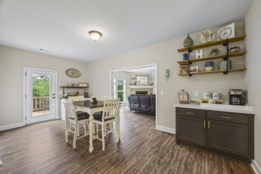 Furnished interior view inside a new home in , Dawsonville (Image 47). Furnished interior view inside a new home in , Dawsonville (Image 47).