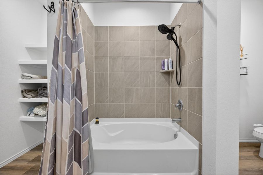 Furnished interior view inside a new home in , Houston (Image 39).