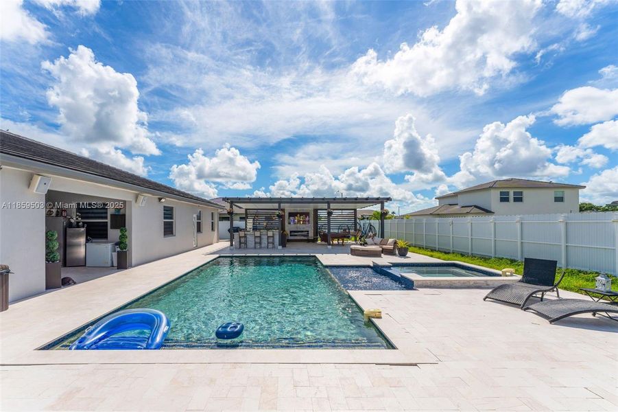 Front exterior of a new home in , Homestead, FL, highlighting curb appeal (Image 19). Front exterior of a new home in , Homestead, FL, highlighting curb appeal (Image 19).
