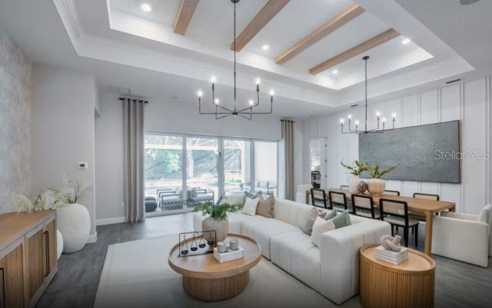 Furnished interior view inside a new home in , Bradenton (Image 5). Furnished interior view inside a new home in , Bradenton (Image 5).