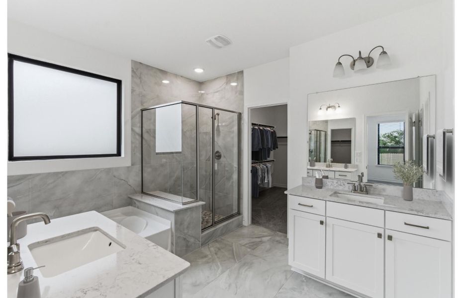 Furnished interior view inside a new home in Bison Ridge, San Antonio (Image 5).