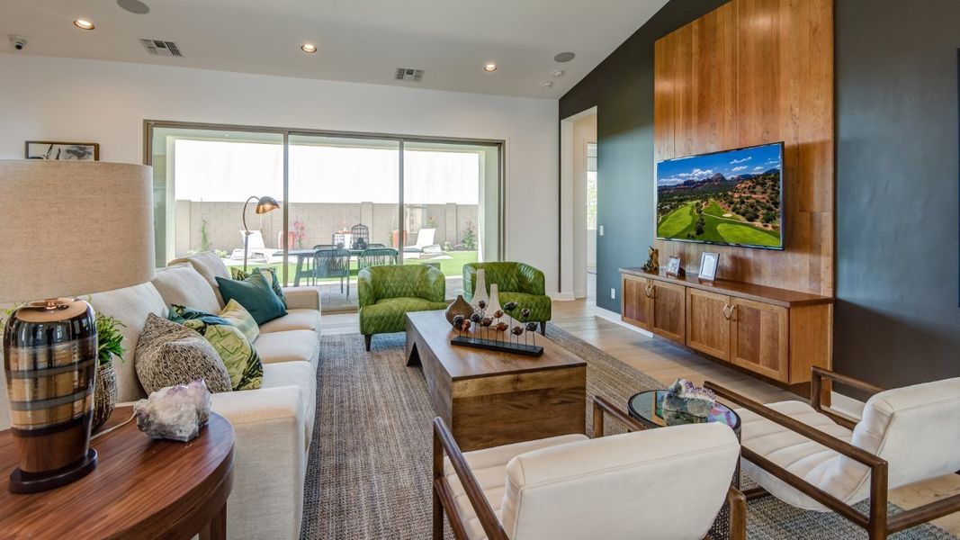 Furnished interior view inside a new home in Elegance at Eastmark, Mesa (Image 26).