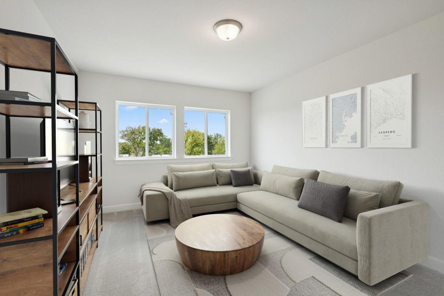 Virtually staged to give you the visual you need to see furniture placement and how the home can live.