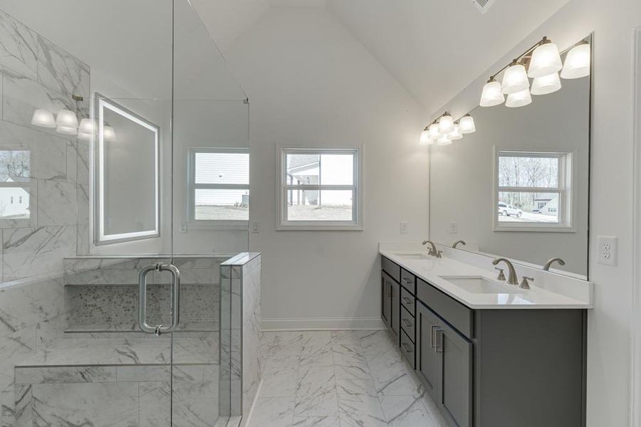 Furnished interior view inside a new home in , Commerce (Image 15).