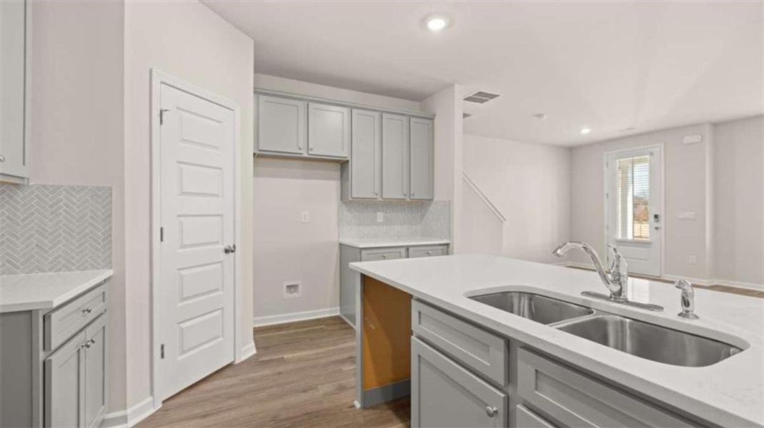 Furnished interior view inside a new home in Brookland Commons, Monroe (Image 7).