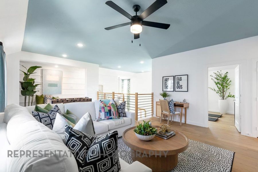 Furnished interior view inside a new home in Santa Rita Ranch: 40-45ft. lots, Liberty Hill (Image 25). Furnished interior view inside a new home in Santa Rita Ranch: 40-45ft. lots, Liberty Hill (Image 25).