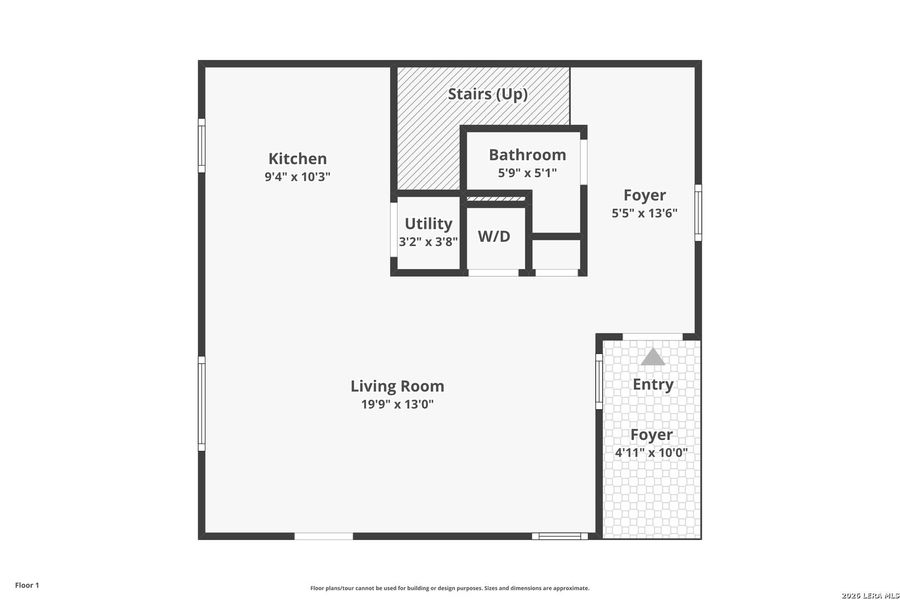 2D floor plan layout of this home in , San Antonio, TX (Image 6).