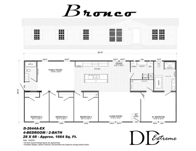 2D floor plan layout of this home in , Maysville, GA (Image 3).