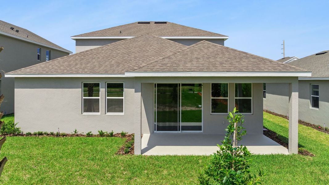 Representative exterior details of a home built from the Portland by D.R. Horton in Archers Mill, Ormond Beach (Image 3). Representative exterior details of a home built from the Portland by D.R. Horton in Archers Mill, Ormond Beach (Image 3).