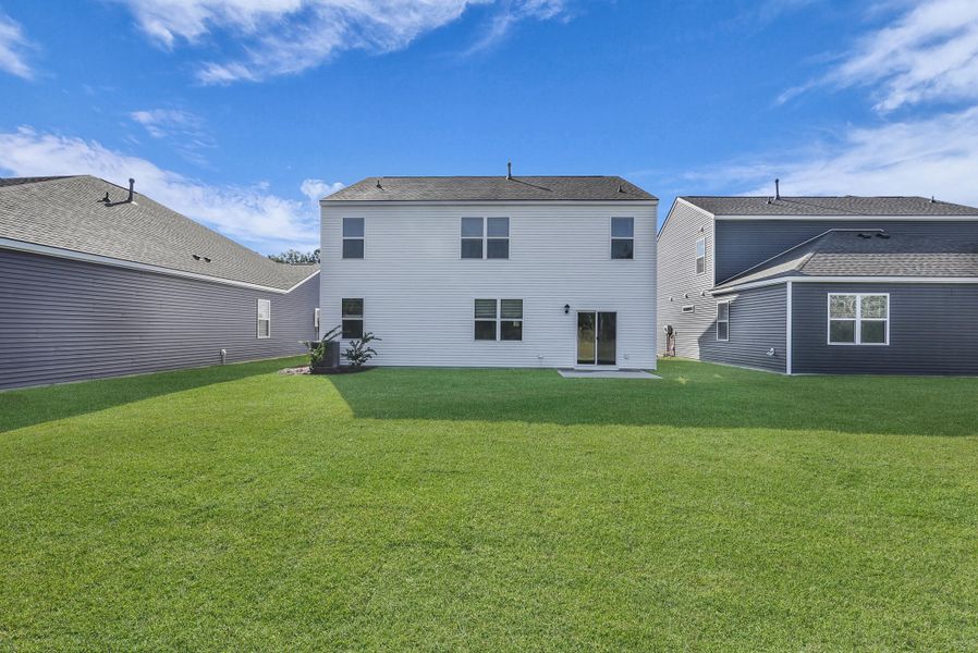 Exterior details and patio area of a home in The Cove at Mallard Crossing, Summerville (Image 23). Exterior details and patio area of a home in The Cove at Mallard Crossing, Summerville (Image 23).