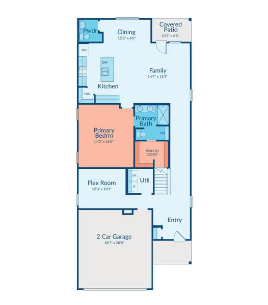 2D floor plan layout of this home in Magnolia Springs, Montgomery, TX (Image 2). 2D floor plan layout of this home in Magnolia Springs, Montgomery, TX (Image 2).
