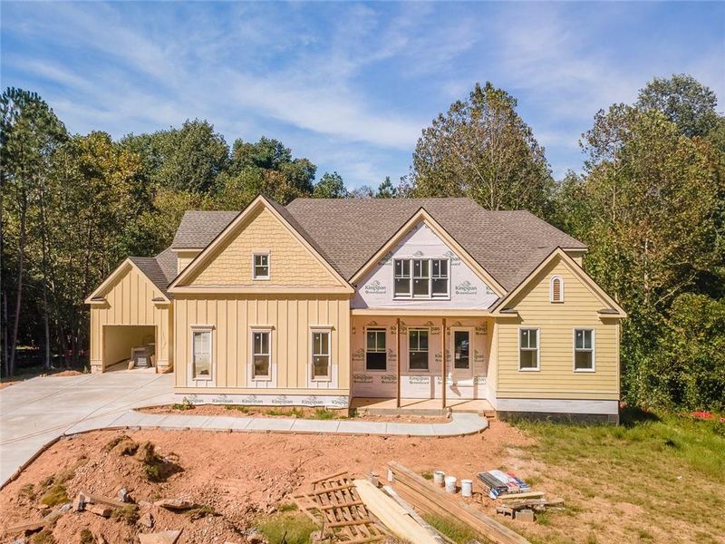 In-progress construction of a new home in , Canton, GA (Image 5).
