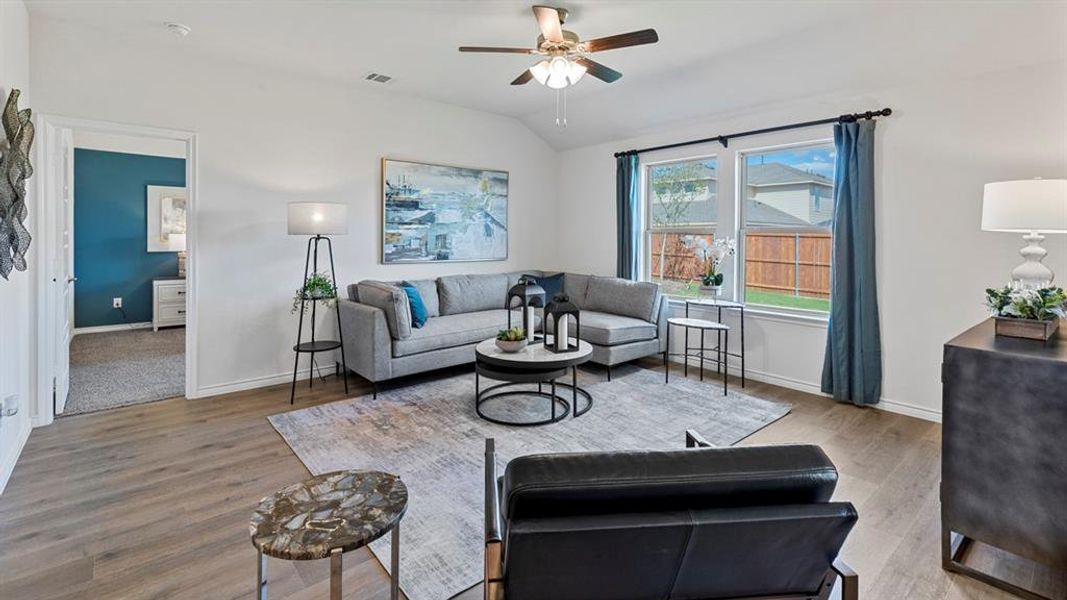 Furnished interior view inside a new home in Bel Air Village, Sherman (Image 23).