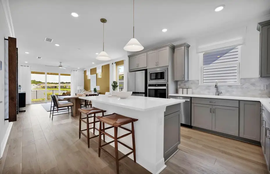 Representative furnished interior of a home built from the Contour by Pulte Homes in Seminole Palms, Palm Coast (Image 9).