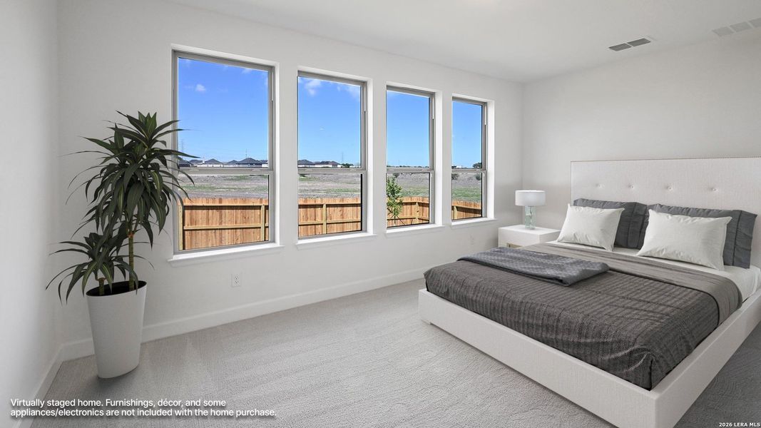 Furnished interior view inside a new home in The Parklands, Schertz (Image 6).