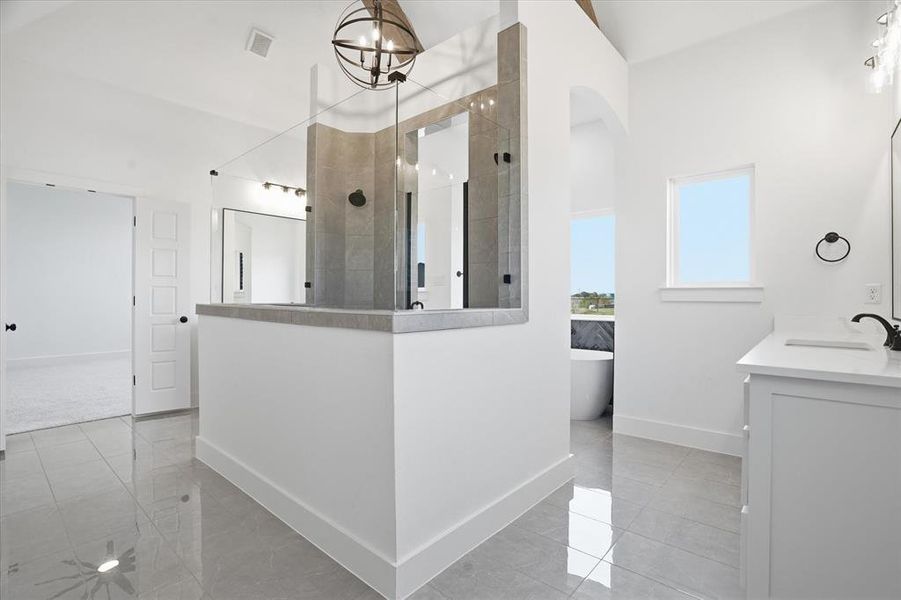 Furnished interior view inside a new home in , Springtown (Image 7).