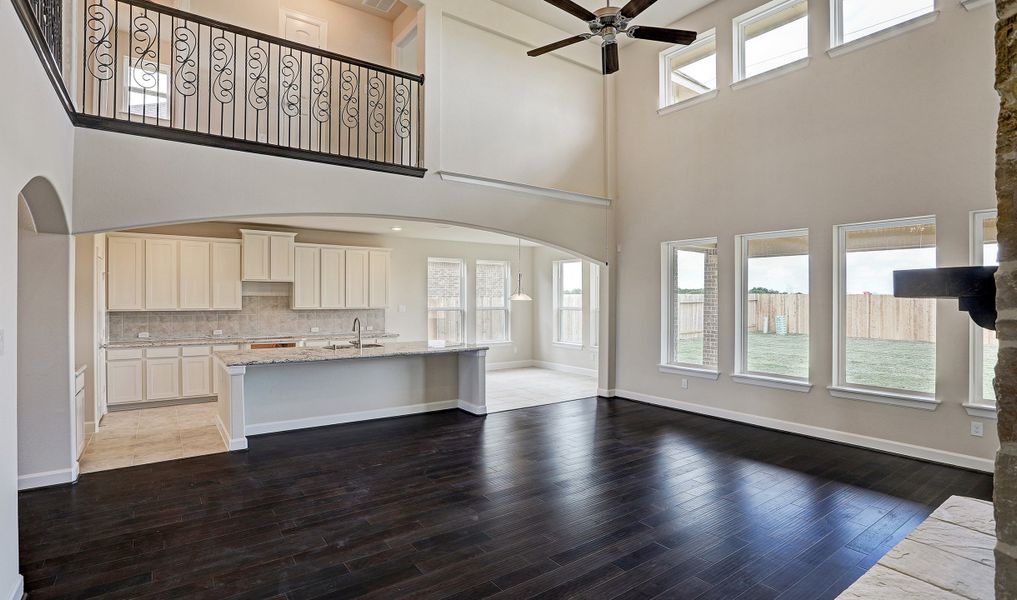 Two-story great room