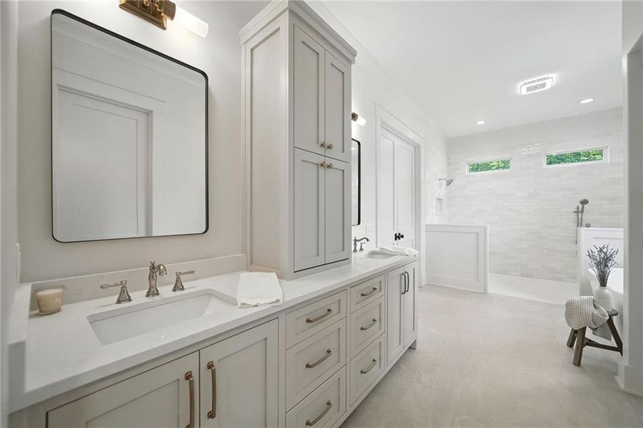 Furnished interior view inside a new home in , Canton (Image 56).