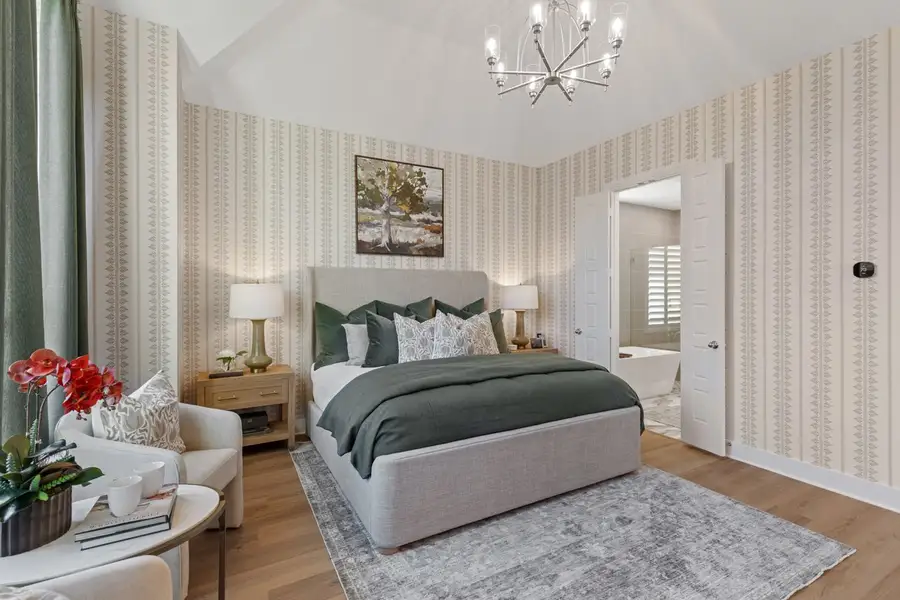 Representative Primary Bedroom - some options shown