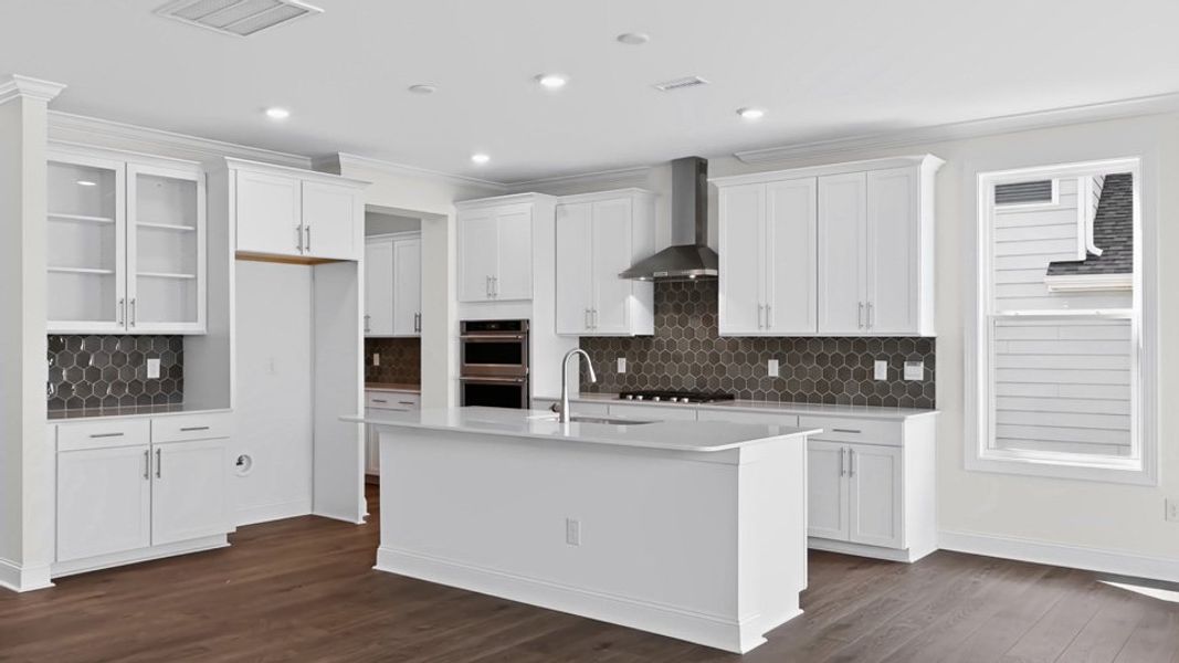 Furnished interior view inside a new home in The Grove at Winston Pointe, Clayton (Image 5).