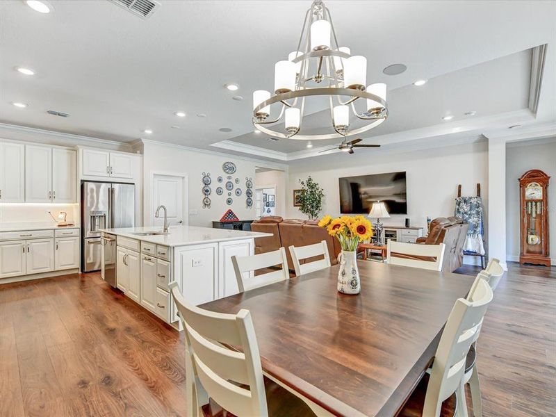 Furnished interior view inside a new home in , Wesley Chapel (Image 43).