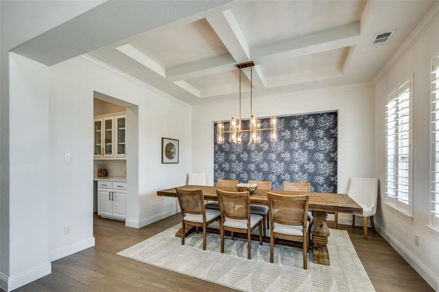 Furnished interior view inside a new home in , Mansfield (Image 3).