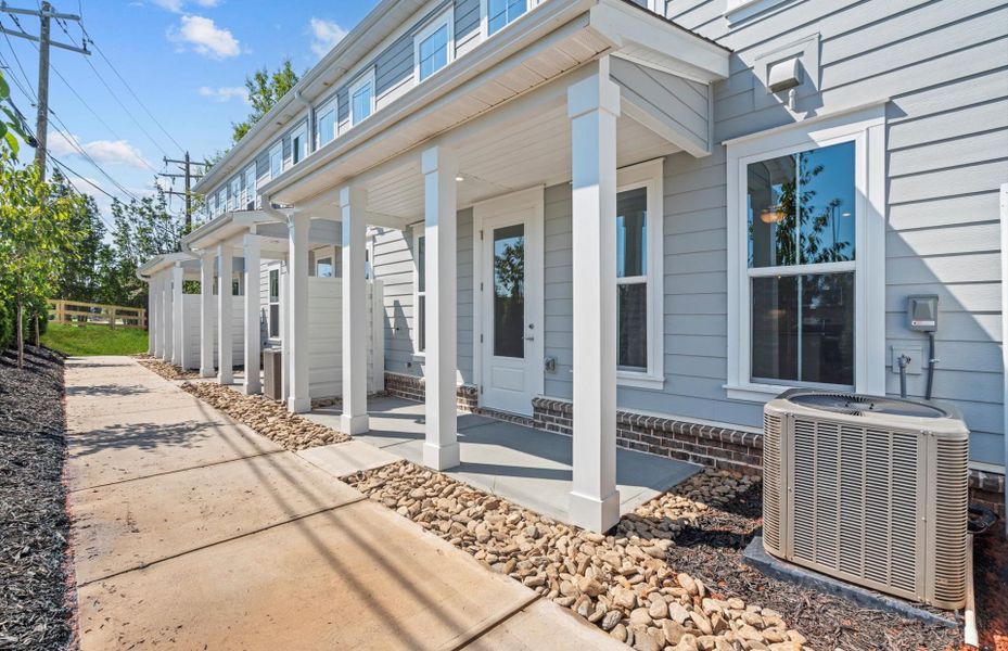 Exterior details and patio area of a home in Alston Park, Greenville (Image 4).