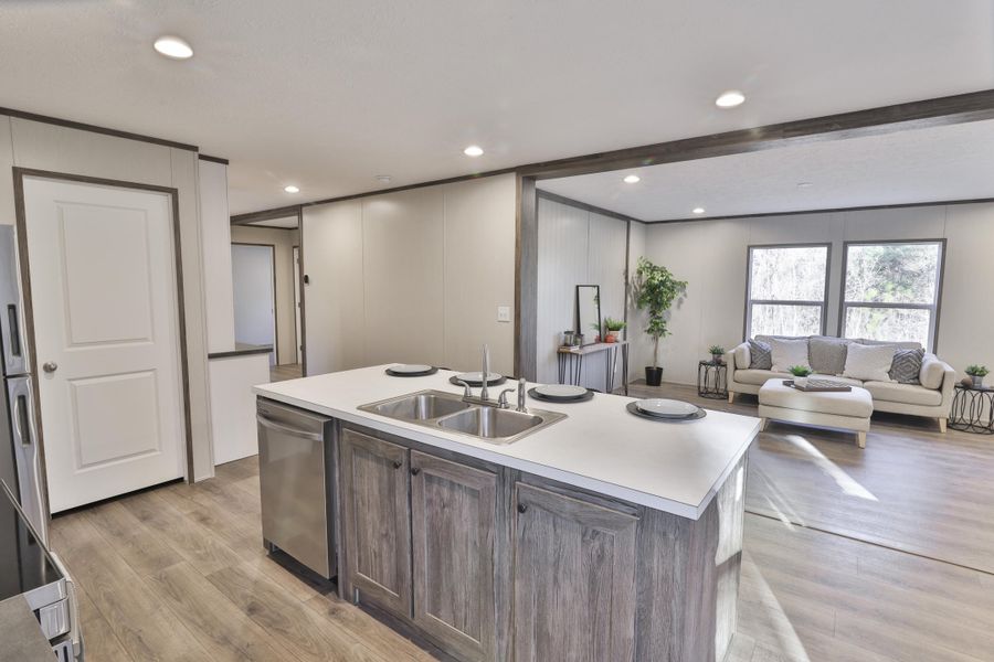Furnished interior view inside a new home in , St. Stephen (Image 14).