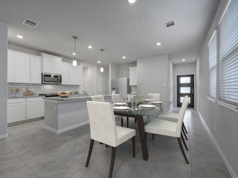 Photo is not of the actual home, but is an inspirational photo of builder’s model home and may depict options, furnishings, and/or decorator features that are not included.