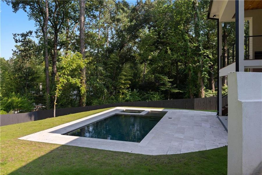 Exterior details and patio area of a home in , Atlanta (Image 30). Exterior details and patio area of a home in , Atlanta (Image 30).