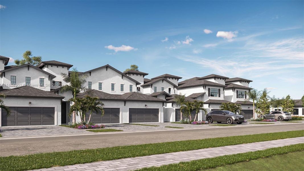 Front exterior of a new home in , Naples, FL, highlighting curb appeal (Image 2).
