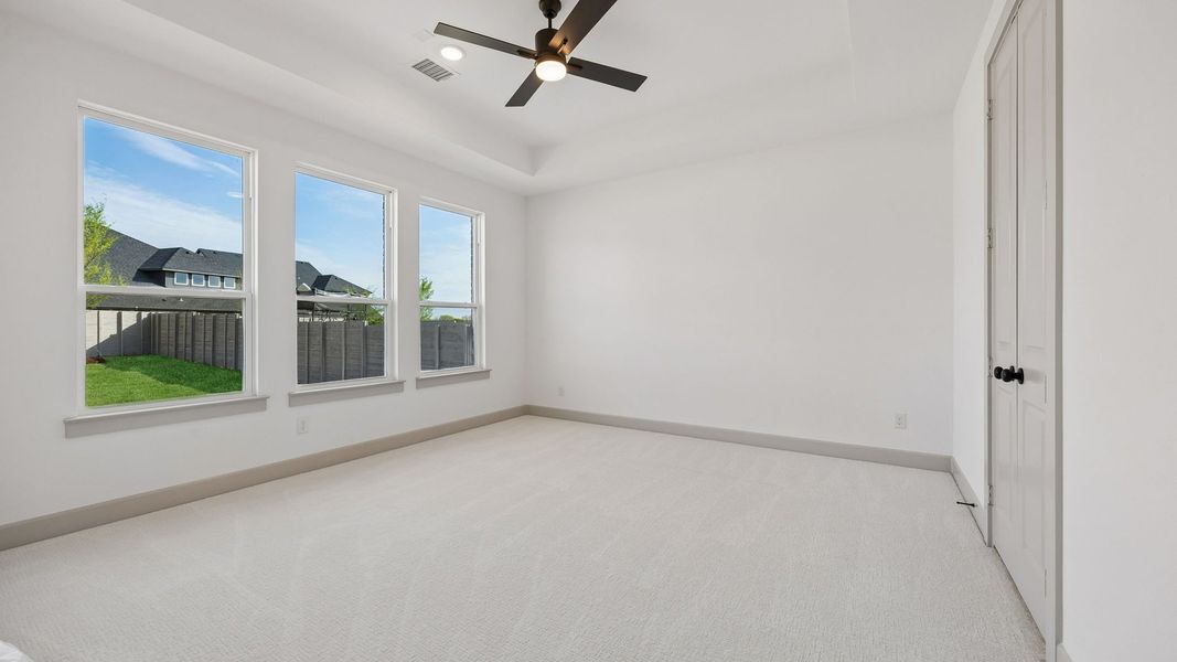 Representative unfurnished interior of a home built from the Orleans II by Normandy Homes in Rainwater Crossing, Celina (Image 21).