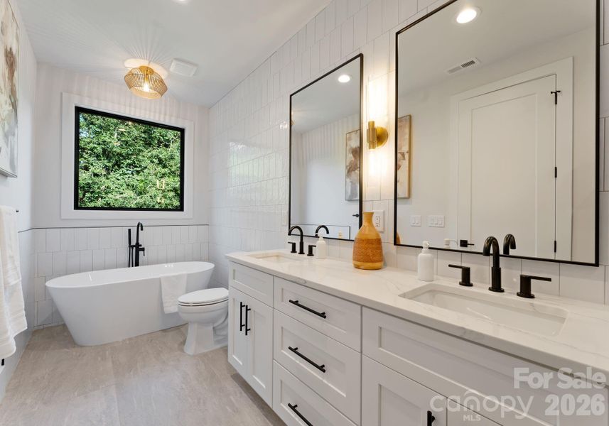 Furnished interior view inside a new home in , Charlotte (Image 4).