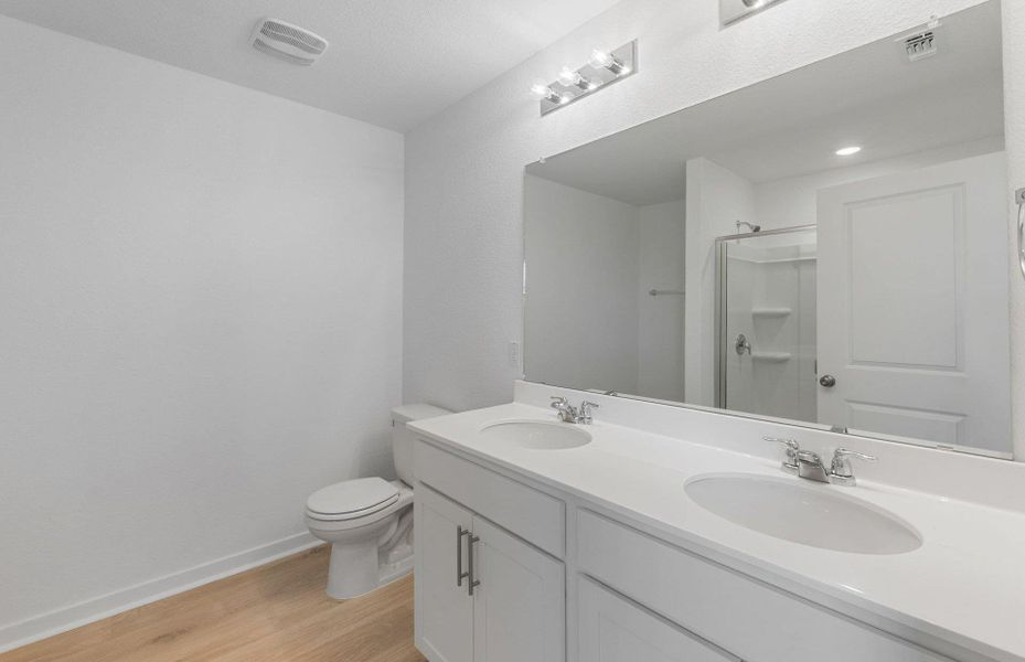 Furnished interior view inside a new home in Sonterra, Jarrell (Image 4).