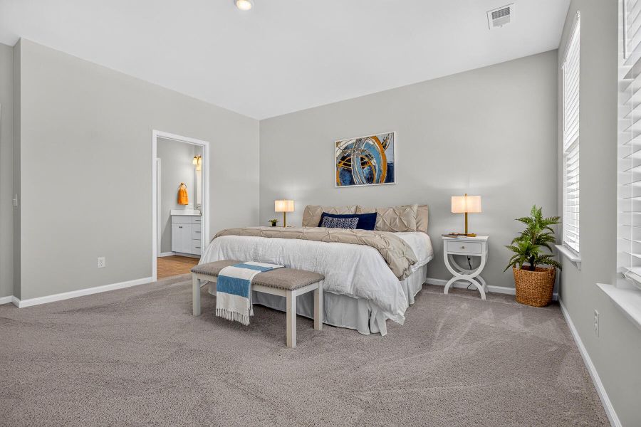 Furnished interior view inside a new home in , Summerville (Image 33). Furnished interior view inside a new home in , Summerville (Image 33).