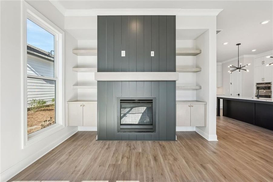 Furnished interior view inside a new home in Promenade at Sawnee Village, Cumming (Image 5).