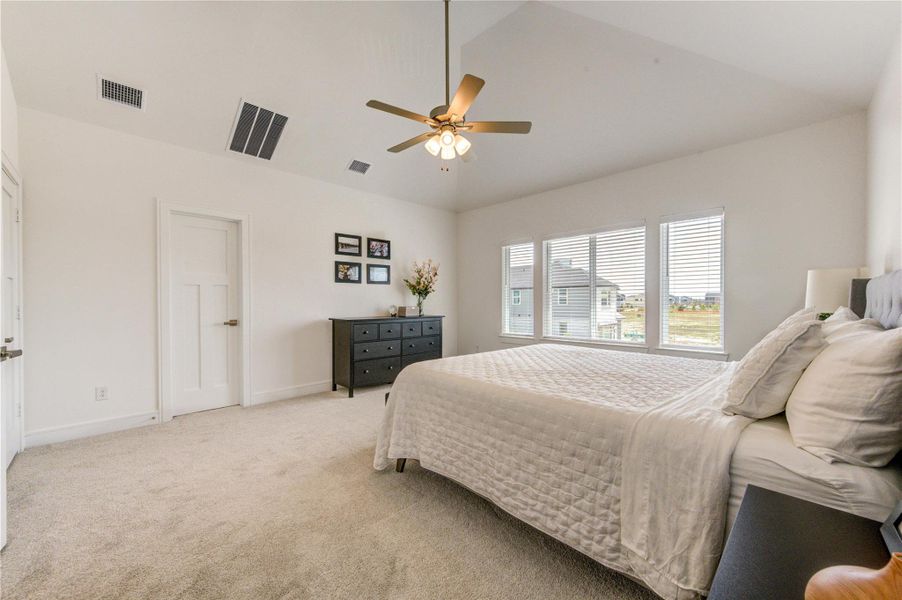 Furnished interior view inside a new home in Easthaven at Bridgeland Central, Cypress (Image 40).