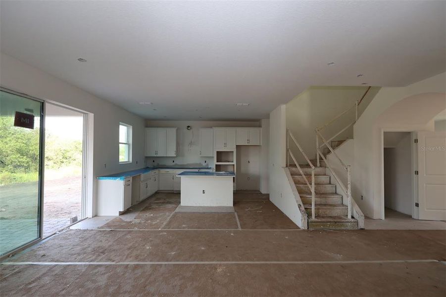 In-progress construction of a new home in Center Lake on the Park, St. Cloud, FL (Image 38).