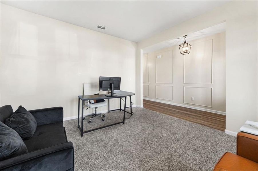 Furnished interior view inside a new home in , Loganville (Image 32).