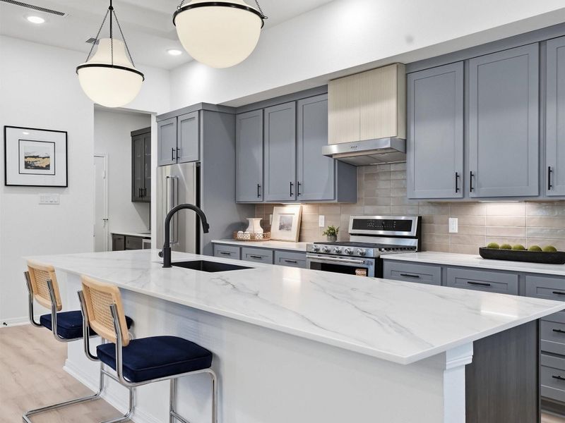 Furnished interior view inside a new home in , Houston (Image 10).