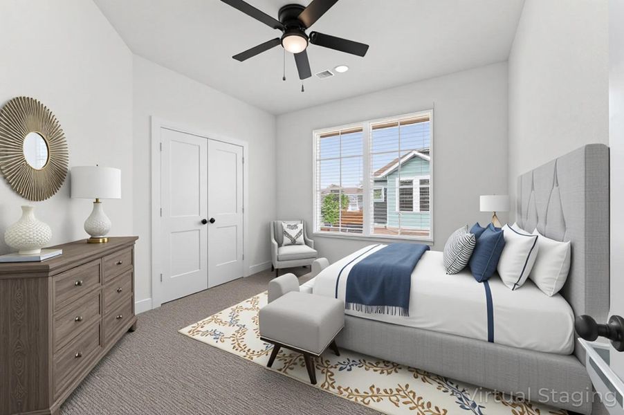 Furnished interior view inside a new home in , Katy (Image 15).