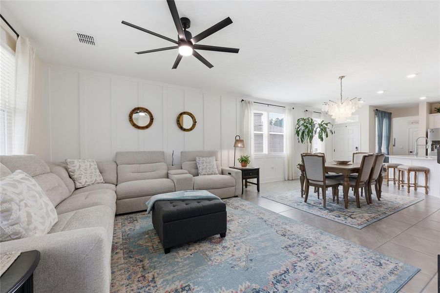 Furnished interior view inside a new home in , Palm Coast (Image 18).
