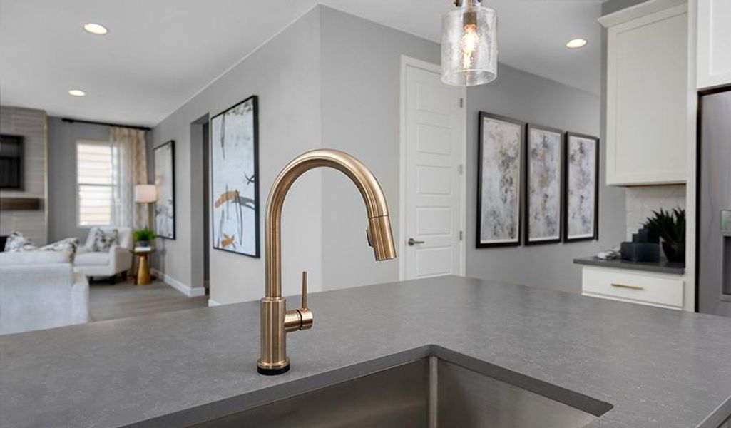 Center Kitchen Island with sink - Representative Photo