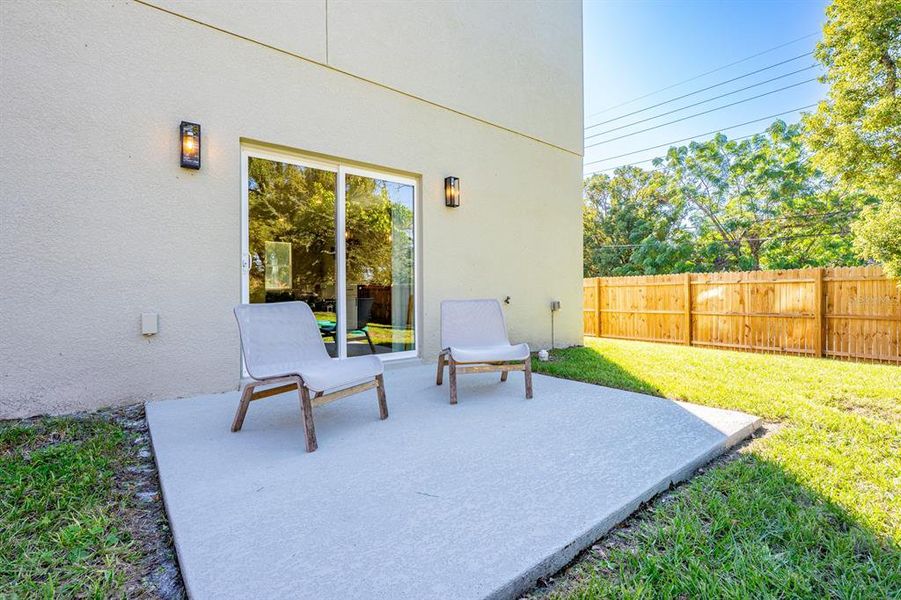 Exterior details and patio area of a home in , Orlando (Image 4). Exterior details and patio area of a home in , Orlando (Image 4).