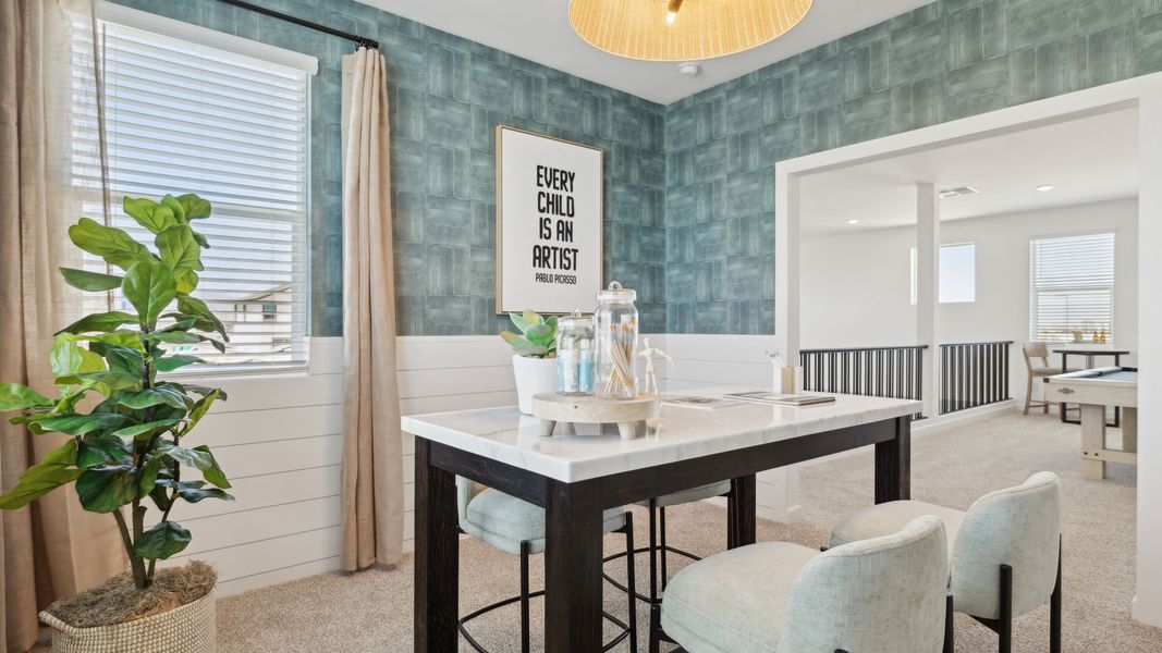 Furnished interior view inside a new home in Apache Farms, Buckeye (Image 33).